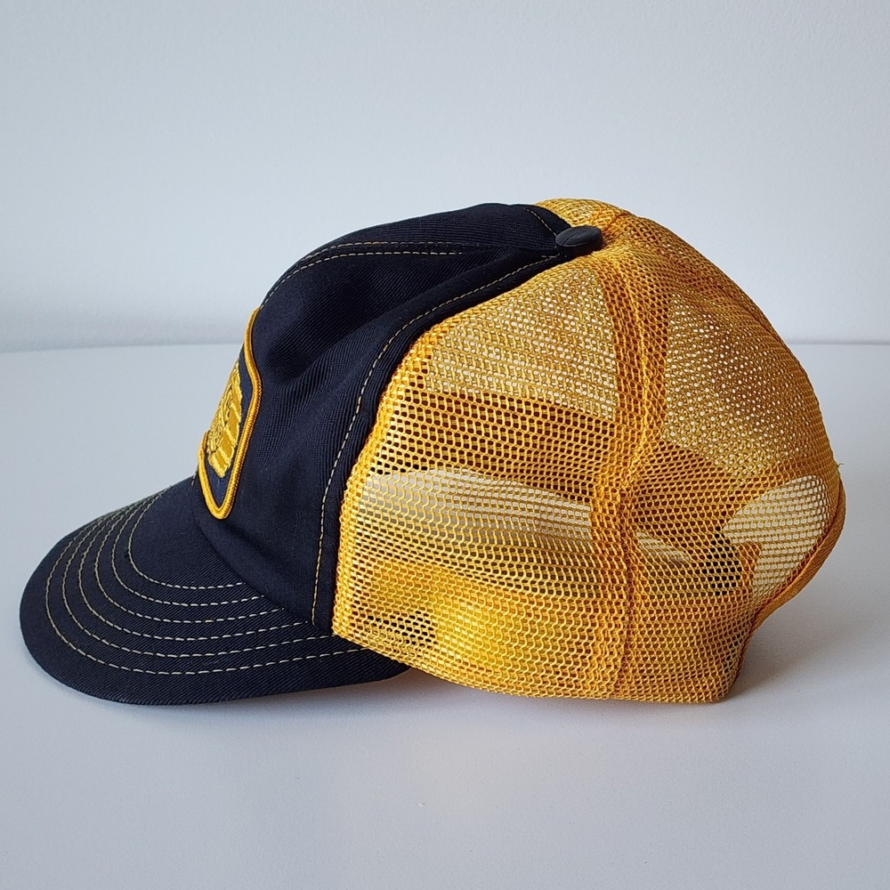 Vintage Alberta Tractor Parts Trucker Hat‎ Cap Snapback Mesh Patch 80s Farmer - Picture 3 of 9